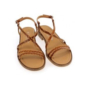 Janie Philip Paris / Flat Leather Sandals